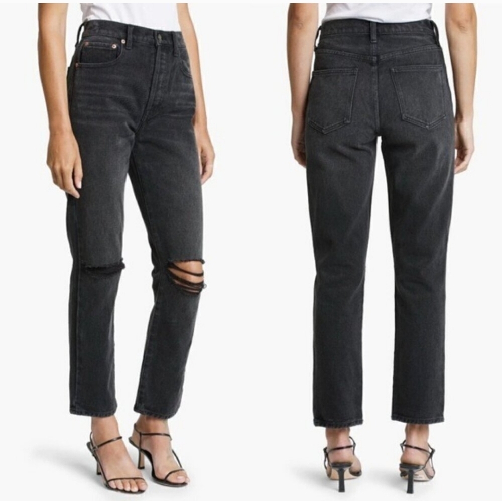 NWT Pistola Black Keaton High‎ Rise Slim Jeans 24 G2